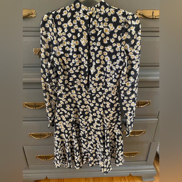 71F/25C Daisy Floral Long-Sleeve Dress XS - Picture 4 of 14